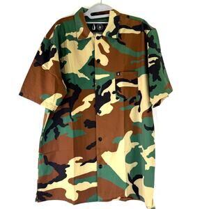 Tachuntfish The Mojito M81 Shirt Camo Button Up Shirt NWT Size Large